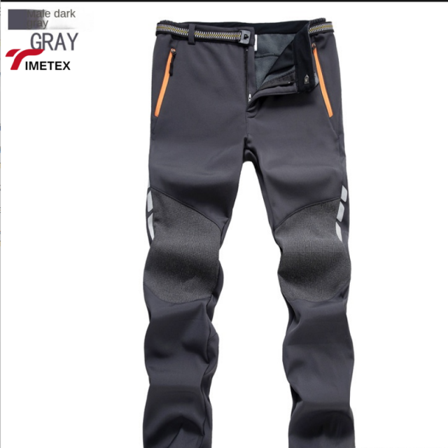 TIMETEX Lightweight Softshell Hiking Pants Waterproof Construction Print Logo Mid Plus Size Polyester Fabric for Outdoor Camping