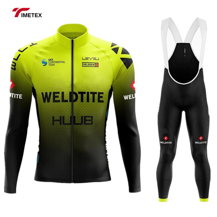 Custom Wholesale Latest Cycling Clothing Sets Men Bib Pants Set Cycling Jersey Outdoor Sportswear Set
