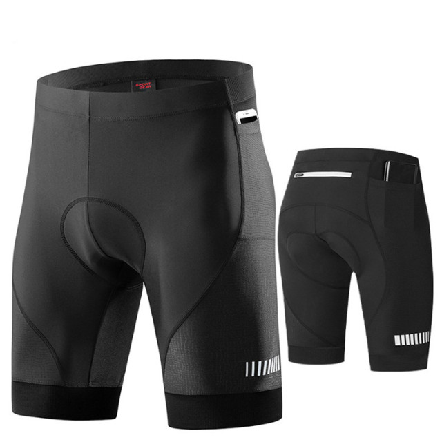 Customizable Professional Mens Gel Padded Cycling Shorts With Pockets Breathable Sublimation Cycling Shorts