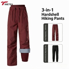 TIMETEX Custom Polyester Waterproof Warm Fleece Casual Heavyweight Two-piece Set Men's Women's  Pants Loose-Fitting Baggy Snow