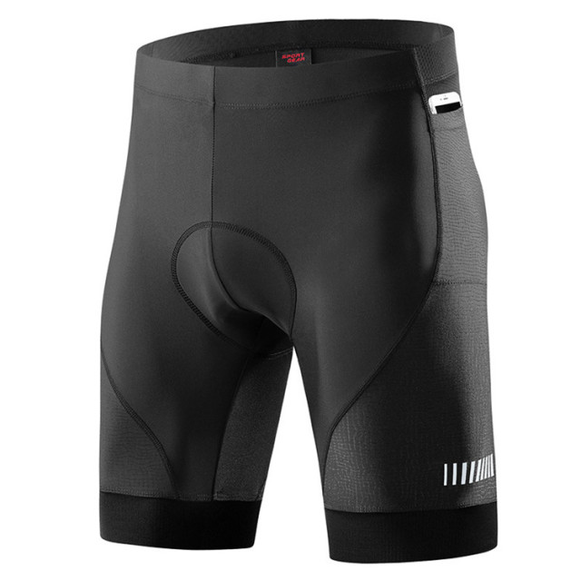 Customizable Professional Mens Gel Padded Cycling Shorts With Pockets Breathable Sublimation Cycling Shorts