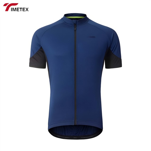 Custom Outdoor Cycling Shirt Jersey Quick-Drying Breathable Cycling Uniform Short-Sleeved Top Cycling Wear With Full Zipper