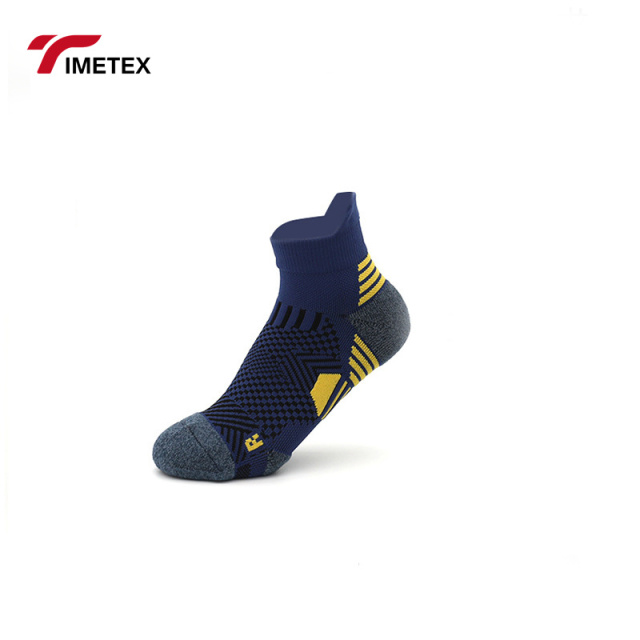 Men's and Women's High-Crew Running and Cycling Socks Quick Dry Marathon Sweat Wicking Towel with Bottom and Cuff Logo Position
