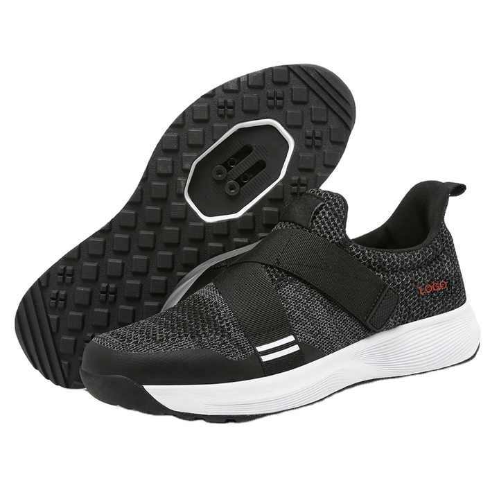 Men's Cycling Shoes for MTB Bike and Indoor Spinning Bike with Lock System Compatible SPD System