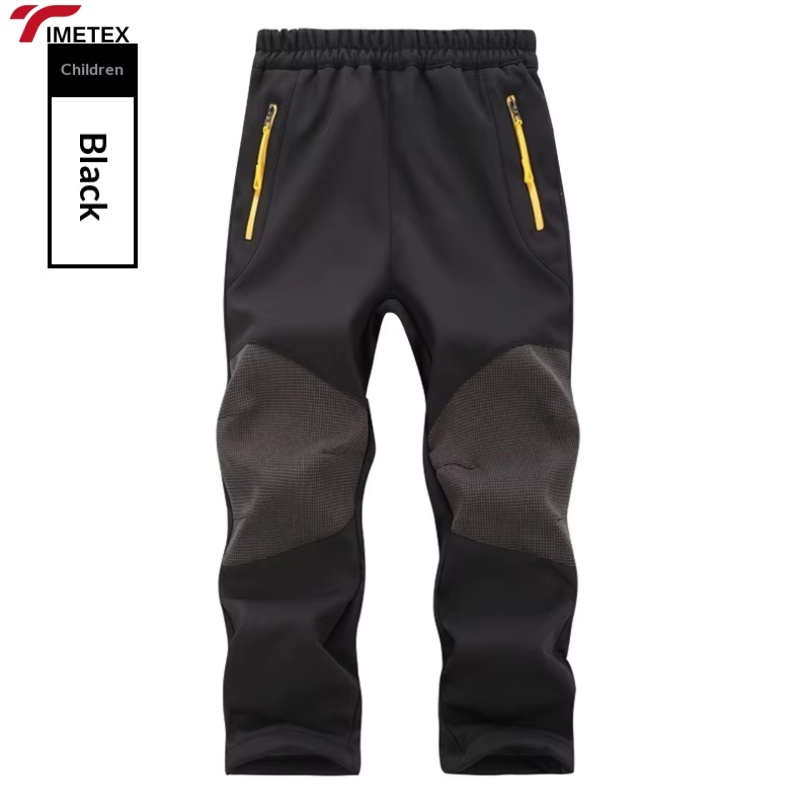Winter Thickened Waterproof Softshell Outdoor Hiking Pants for Unisex  Fleece-Lined Breathable Windproof Solid Washed