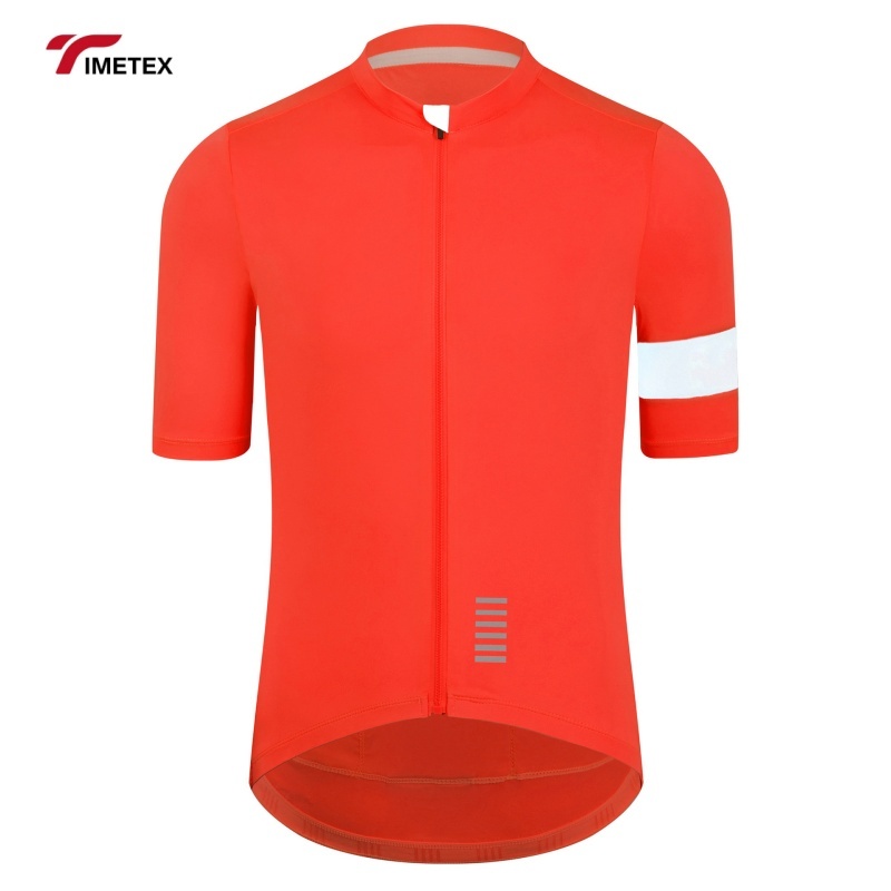 Men's Customized Short-Sleeved Cycling Jersey Lightweight and Windproof Breathable OEM Production Cycling Shirt