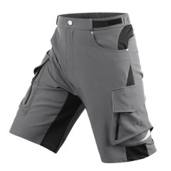 Custom Outdoor Mens Bike Shorts Stretch Breathable Mountain Bike Shorts  Quick Dry Bike Shorts With Zipper Pocket