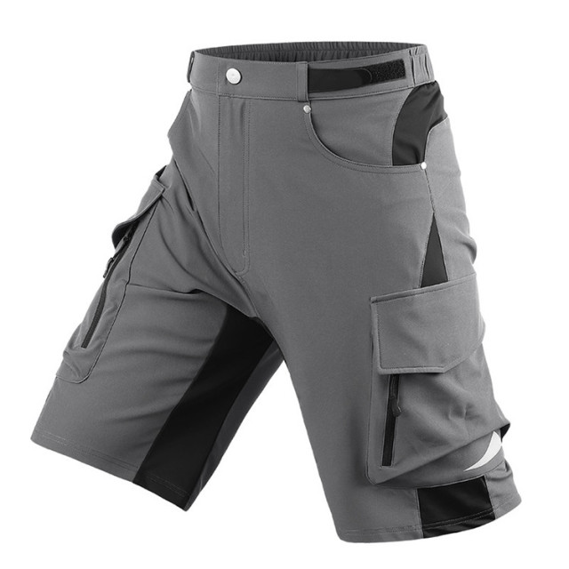 Custom Outdoor Mens Bike Shorts Stretch Breathable Mountain Bike Shorts  Quick Dry Bike Shorts With Zipper Pocket