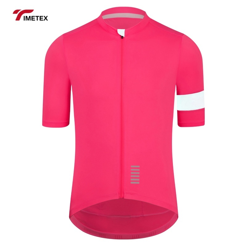 Men's Customized Short-Sleeved Cycling Jersey Lightweight and Windproof Breathable OEM Production Cycling Shirt