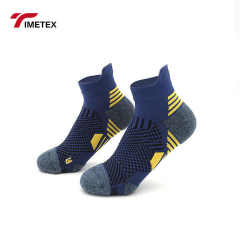 Men's and Women's High-Crew Running and Cycling Socks Quick Dry Marathon Sweat Wicking Towel with Bottom and Cuff Logo Position