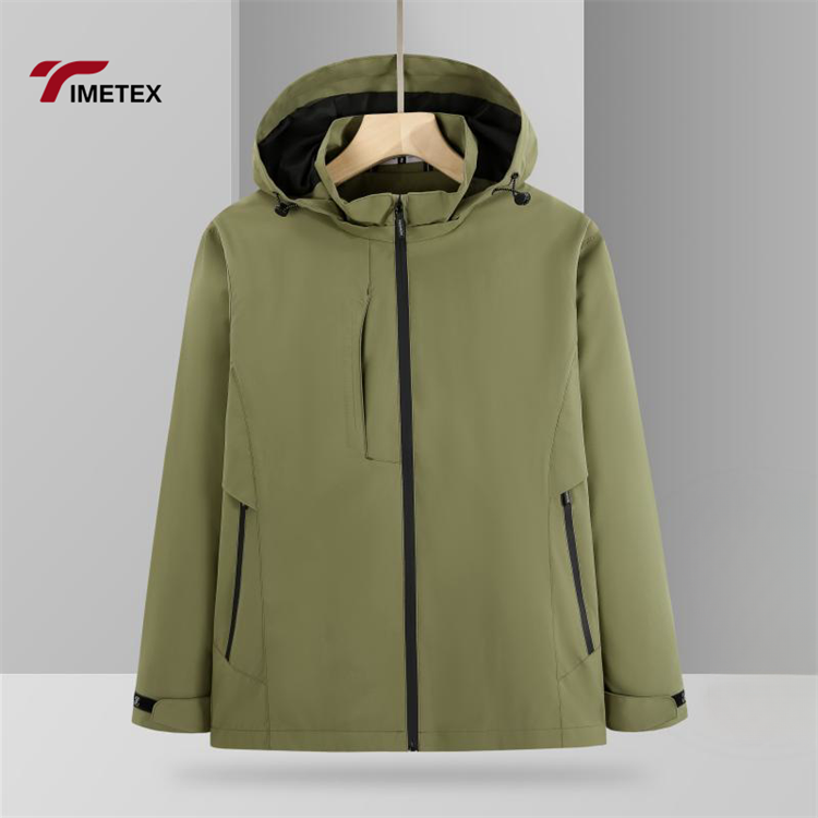 TIMETEX Small Wholesale Windbreaker Jacket 1 Layer With Waterproof Zipper Waterproof Outdoor Jacket