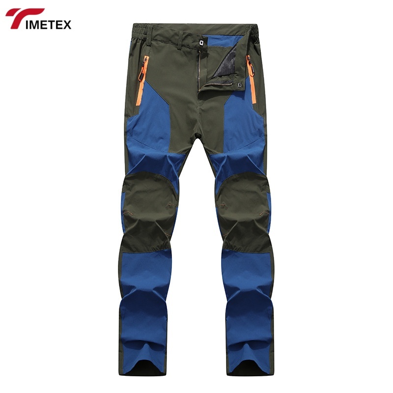 TIMETEX Trousers Outdoor Thin Cargo Pants Hiking Breathable Tactical Workout Knee Protection Trousers for Baggy Cargo Pants Men