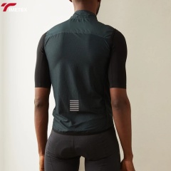 TIMETEX Men's Windproof Summer Cycling Jackets Sleeveless Bicycle Racing Vest Top for Road Bike Wear Cycling Jersey Men
