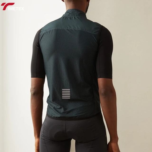 TIMETEX Men's Windproof Summer Cycling Jackets Sleeveless Bicycle Racing Vest Top for Road Bike Wear Cycling Jersey Men