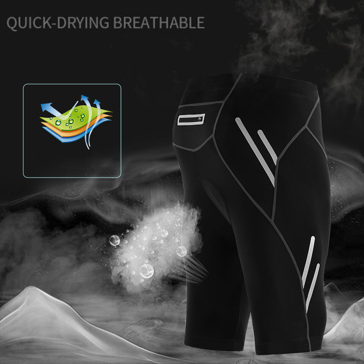 High Quality Custom Cycling Shorts Men Summer Outdoor Cycling Shorts Men Gel Padded High Waist Cycling Shorts