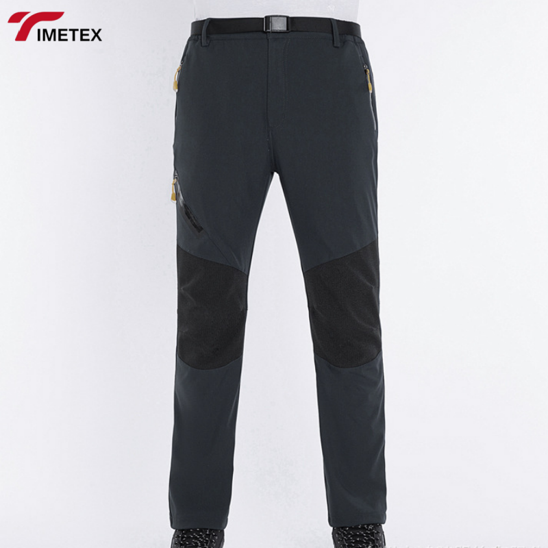 TIMETEX Lightweight Casual Trousers Quick Dry Cargo Outdoor Sport Pants for Summer Hiking Mid Waist Zipper Fly Flat Front Style