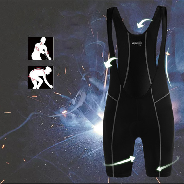 Latest Style Custom Bike Bib Shorts Quick-Dry Breathable Padded Cycling Bib Shorts With Pocket MTB  Cycling Bib Shorts for Men