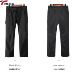 TIMETEX Winter Outdoor Assault Pants Waterproof and Windproof Soft Shell with Rubberized Pile Breathable Casual Style for Hiking