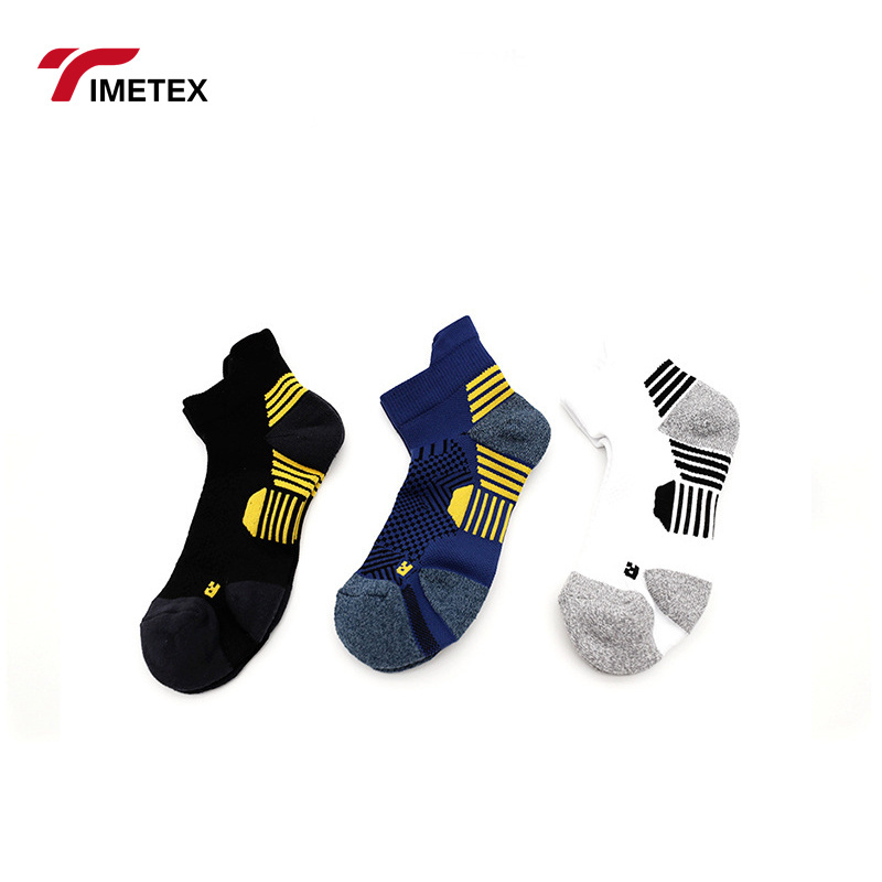 Men's and Women's High-Crew Running and Cycling Socks Quick Dry Marathon Sweat Wicking Towel with Bottom and Cuff Logo Position