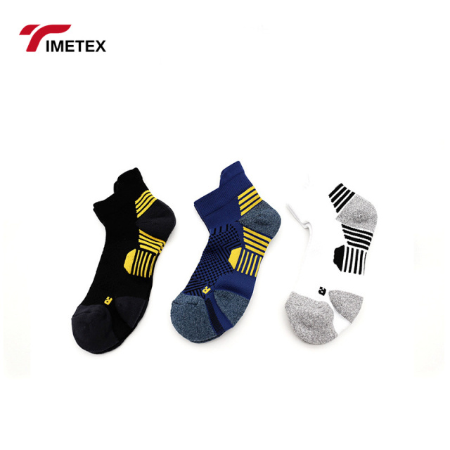 Men's and Women's High-Crew Running and Cycling Socks Quick Dry Marathon Sweat Wicking Towel with Bottom and Cuff Logo Position