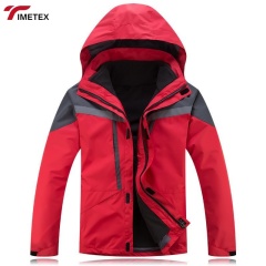 Reflective Winter-spring Three-in-one Reversible Hooded Waterproof Men's Women's Workwear Detachable Inner Lining Windproof