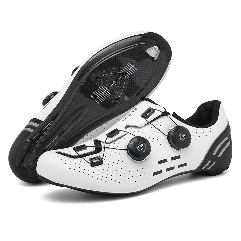 New  Road Bike Lock Shoes Hard Sole Lightweight MTB Racing Race Bike Shoes Cycling Footwear