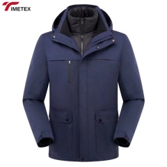 High-End Detachable Fleece Liner New Design Waterproof and Breathable Jacket Windproof with Zipper Closure for Extreme Weather