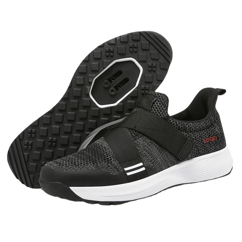 Men's Cycling Shoes for MTB Bike and Indoor Spinning Bike with Lock System Compatible SPD System