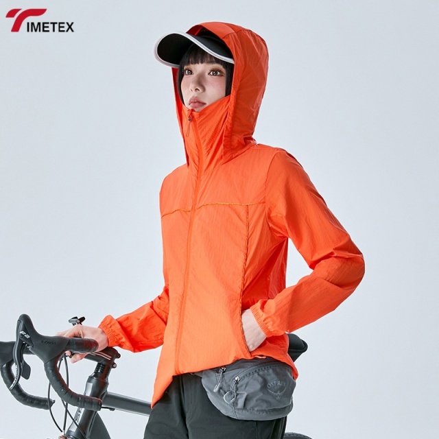 TIMETEX Women's Cycling Jacket Nylon Raw Yarn UV Protection Sun Clothing Waterproof Breathable Outdoor Skin Jacket for Men Sun