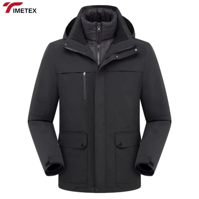 High-End Detachable Fleece Liner New Design Waterproof and Breathable Jacket Windproof with Zipper Closure for Extreme Weather