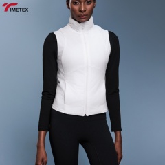 TIMETEX Unisex Sports Regular Waterproof Jackets Lightweight Warm Stand-up Collar Skinny Fit Vest Coat Fleece Vest