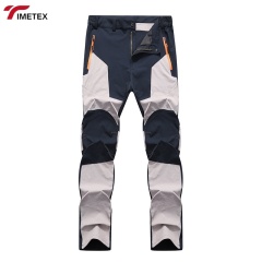 TIMETEX Trousers Outdoor Thin Cargo Pants Hiking Breathable Tactical Workout Knee Protection Trousers for Baggy Cargo Pants Men