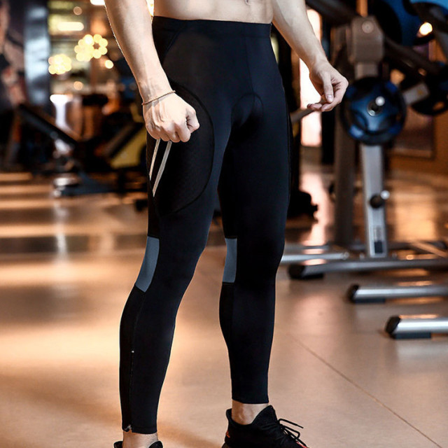 Hot Selling Premium Comfortable Cycling Pants Men Mesh Breathable Quick-dry Cycling Pants With Zipper Pocket