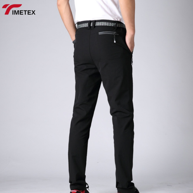 TIMETEX Autumn Winter Men's Sports Fleece Pants Trending Warm Windproof Drawstring Eco-friendly Quick Dry Casual Style Mid Waist