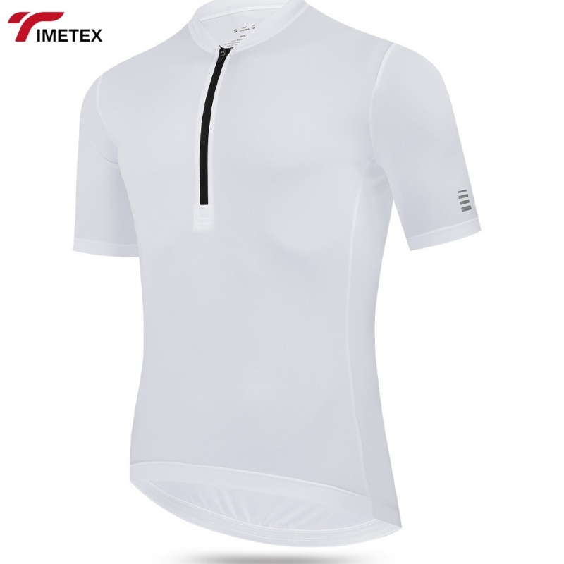 TIMETEX Custom OEM Factory Supply Road Bike Jersey Men Cycling Wear Quick Dry Ventilated Fabric Slim Fit Full Zip