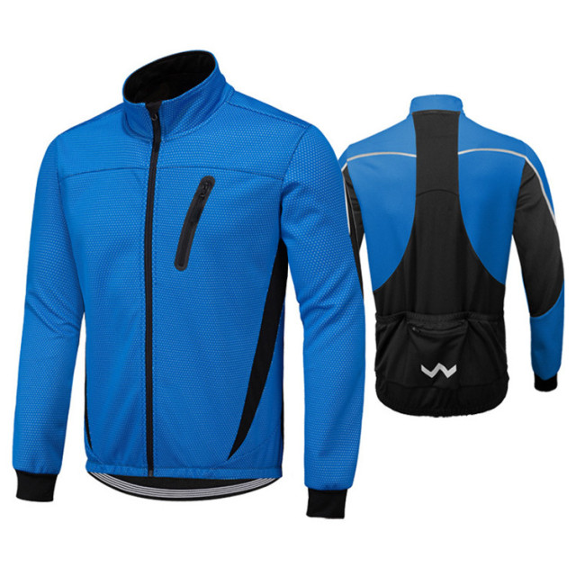 TIMETEX Wholesale Men Solid Color Winter Cycling Jersey Custom Logo Warm Bicycle Jersey  Long Sleeve Cycling Jackets for Men
