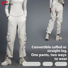 TIMETEX Custom Women High-Waisted Fleece-Lined Wide Leg With Side Pockets Athletic Breathable Quick Dry Joggers Sweatpants