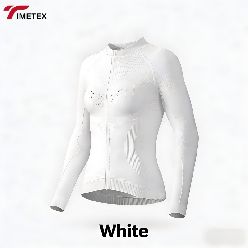 Women's Outdoor Cycling Sports Quick Dry Breathable Long Sleeve Top Moisture Wicking Ski Jacket for Outdoor Sports Windproof
