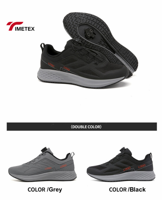 Men's and Women's Non-Locking Dual-Purpose Bicycle Shoes Hard Soled Cycling Footwear for Mountain Biking Wholesale