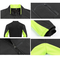 Custom Men Winter Cycling Jackets Set Fleece Thermal Windproof Waterproof Warm Bicycle Jerseys MTB Pants Bike Cycling Suit
