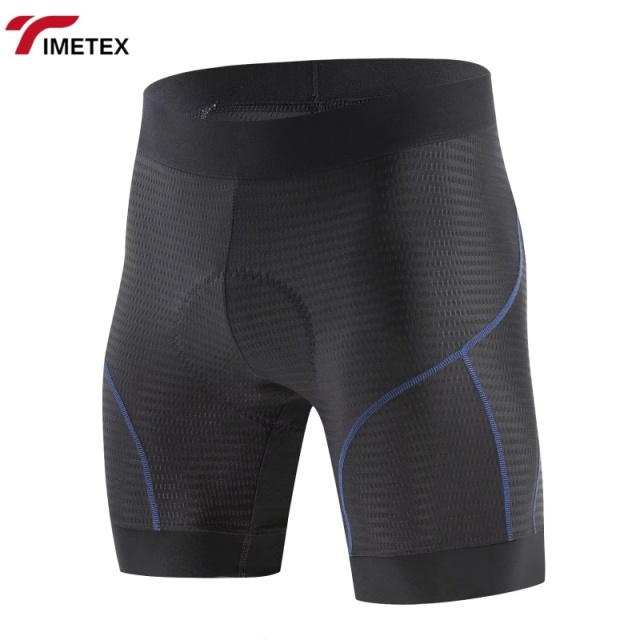 TIMETEX Men's Casual Cycling Shorts with High Compression Padded Bike Underwear Custom Logo Breathable Sportswear