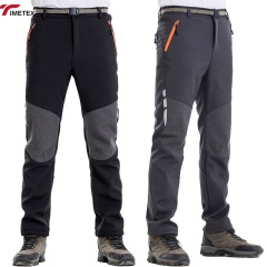 TIMETEX Lightweight Softshell Hiking Pants Waterproof Construction Print Logo Mid Plus Size Polyester Fabric for Outdoor Camping