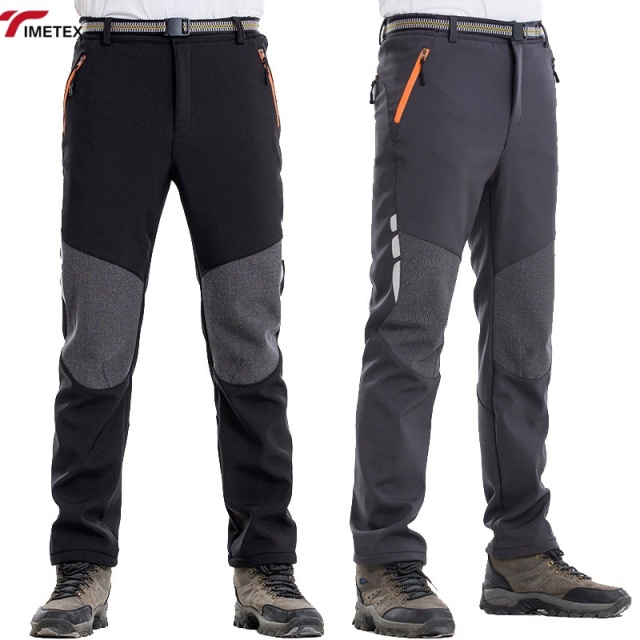TIMETEX Lightweight Softshell Hiking Pants Waterproof Construction Print Logo Mid Plus Size Polyester Fabric for Outdoor Camping