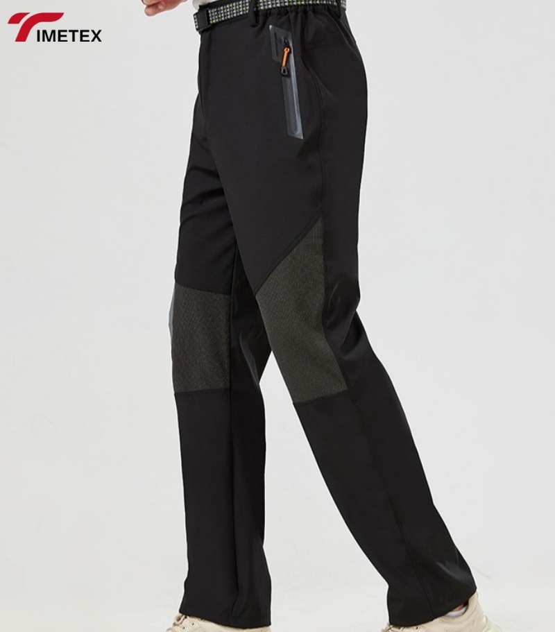 TIMETEX Men's Reflective Softshell Outdoor Pants for Sports Trekking Hiking Windproof High Elastic Breathable Camping Trousers