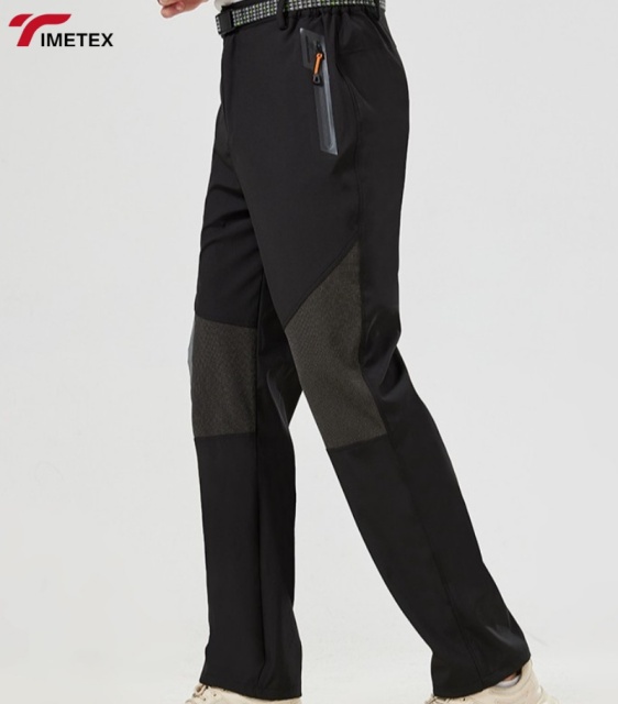 TIMETEX Men's Reflective Softshell Outdoor Pants for Sports Trekking Hiking Windproof High Elastic Breathable Camping Trousers
