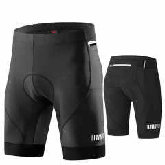 Customizable Professional Mens Gel Padded Cycling Shorts With Pockets Breathable Sublimation Cycling Shorts