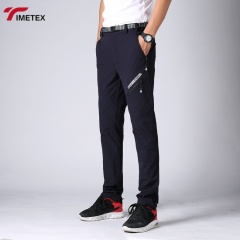 TIMETEX Autumn Winter Men's Sports Fleece Pants Trending Warm Windproof Drawstring Eco-friendly Quick Dry Casual Style Mid Waist