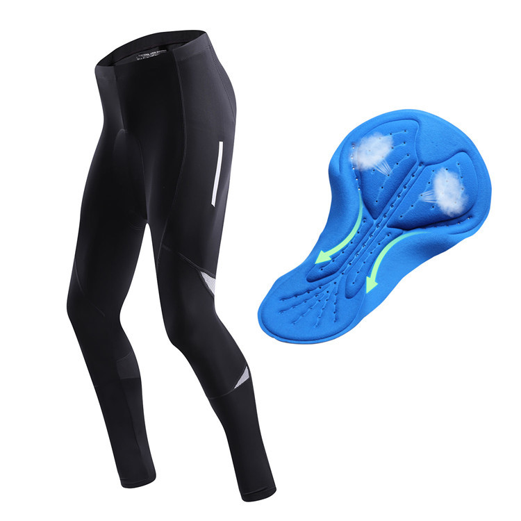 OEM Wholesale Men Cycling Pants Compression Quick-dry Padded Mountain Bike Pants Tights