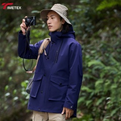 Three-In-One Outdoor Sports Jacket for Men Women Autumn Winter Waterproof Windproof Clothing Detachable Two-Piece Stand Solid