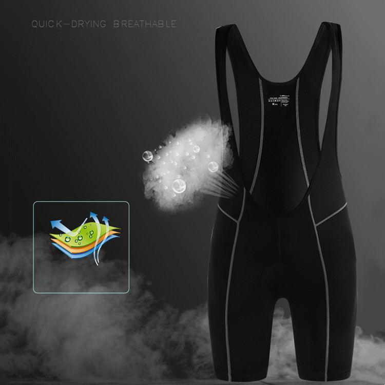 Latest Style Custom Bike Bib Shorts Quick-Dry Breathable Padded Cycling Bib Shorts With Pocket MTB  Cycling Bib Shorts for Men